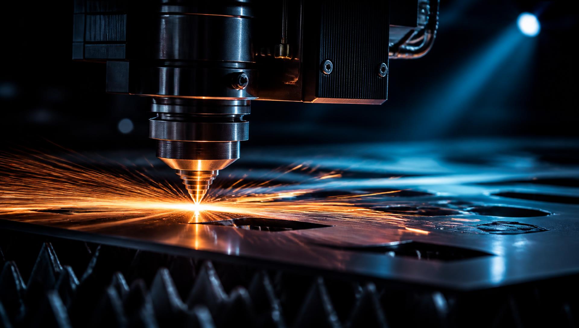 Taglio laser di precisione su lamiera nello stabilimento Cosmind
